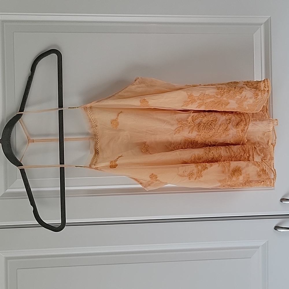NWOT Anthropologie E by Eloise tank top in peach size XS